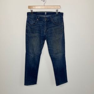 7 FOR ALL MANKIND | Faded Straight Jean | 33
